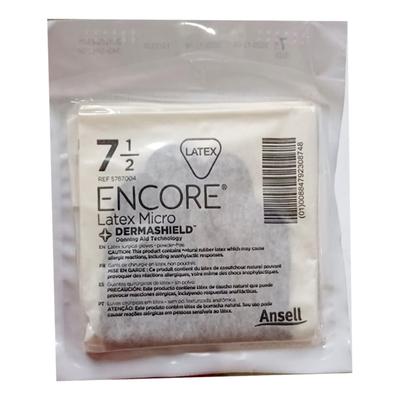 Ansell Encore Latex Micro Powder Free Gloves (7.5) (1 Pair) - Surgical Consumable