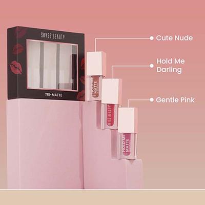 Swiss Beauty Tri-Matte Lipstick 4.5 ml - Liquid Lipsticks