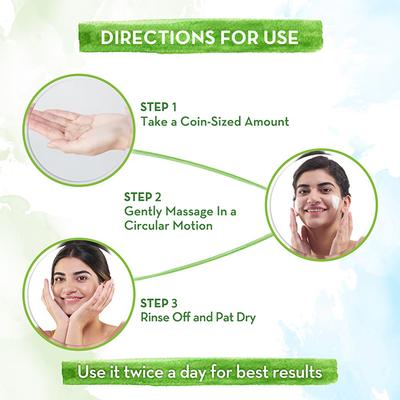 Mamaearth Aloe Gentle Face Wash with Aloe Vera and Glycerin for Sensitive Skin, Dry to Normal Skin - 150 ml - Face Wash & Cleansers