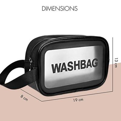 Allure Washable Cosmetic Small Bag Color Black 1's - Makeup Bags & Cases