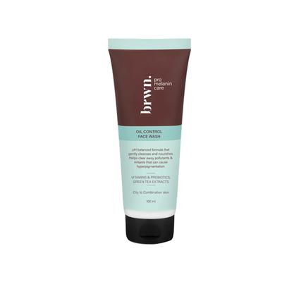 Brwn Pro Melanin Care Oil Control Face Wash Oily to Combination Skin 100ml - Face Wash & Cleansers