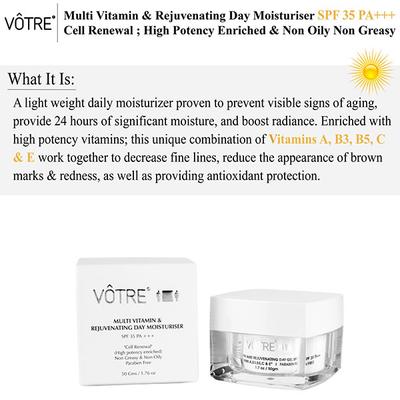 Votre Multi Vitamin & Rejuvenating Day Gel SPF 35 Pa 50 gm - Face Moisturizers