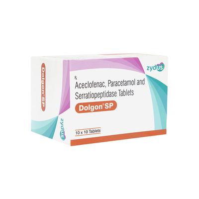 DOLGON SP Tablet 10's - Pain relief-Nsa