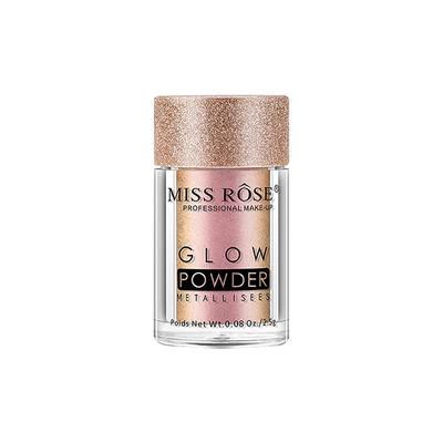 Miss Rose Professsional Makeup Glow Powder Metalises 7001 - 010M 07 20 gm - Highlighters & Illuminators
