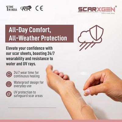 Scarxgen Silicone Gel Sheet (5 cm X 5 cm) 1's - Bandages