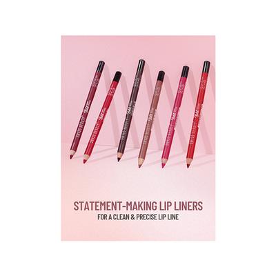 Swiss Beauty Bold Matt Lip Liner Shade-Bright Maroon 1.6 gm - Lip Liners