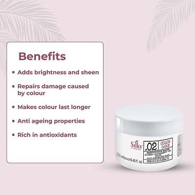 Silky Technobasics .02 Color Care Restitutive Mask 250 ml - Hair Masks & Packs