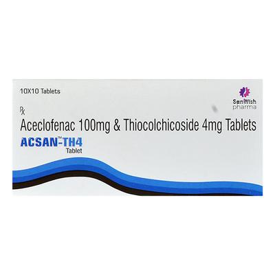 ACSAN TH 4 Tablet 10's - Pain relief-Nsa