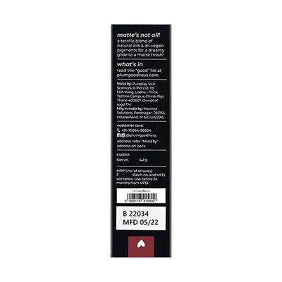 Plum Matterrific Lipstick Jazzberry - 127 (Dusty Plum) 4.2 gm - Lipsticks