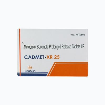 Cadmet XR 25mg Tablet 10'S - Hypertension-Bet