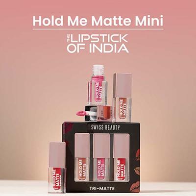 Swiss Beauty Tri-Matte Lipstick 4.5 ml - Liquid Lipsticks