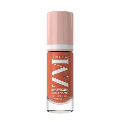 Zayn & Myza Breathable Nail Enamel With Raspberry & Almond Oil, Apricot Mousse 6 ml - Nail Polish