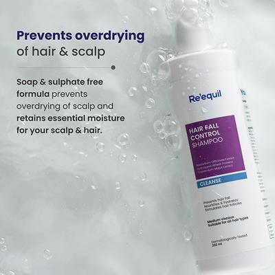 Reequil Hair Fall Control Shampoo With Vitamin B3, B5, & B7 250 ml - Shampoos