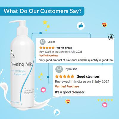 Fixderma Face Cleansing Milk 500 ml - Face Wash & Cleansers