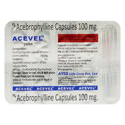 ACEVEL 100mg Capsule 10's - Asthma/COPD-Ast