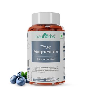 Neuherbs True Magnesium Tablets 60's - Calcium And Minerals