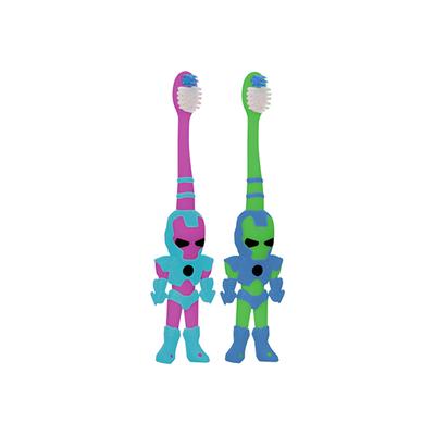 Buddsbuddy Tom Kids Toothbrush - Multi Color (Pack of 6's) - Baby Oral Care