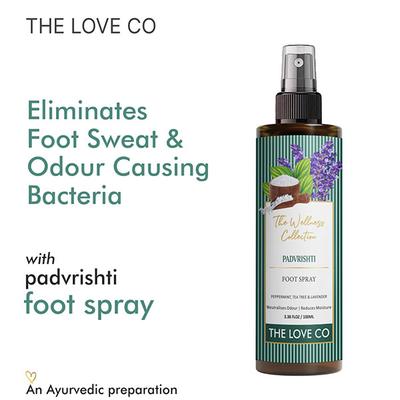 The Love Co. Natural Foot Tea Tree Foot Spray 100 ml - Foot Care