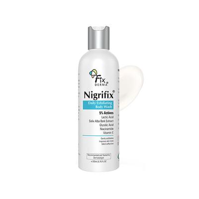 Fixderma Nigrifix Exfoliating Body Wash With Niacinamide Acid Gentle Shower Gel Women & Men 200 ml - Shower Gels & Body Wash