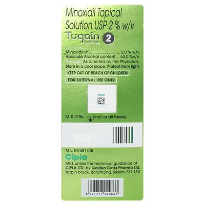 Tugain 2% Solution 60ml - Hair Loss-Oth