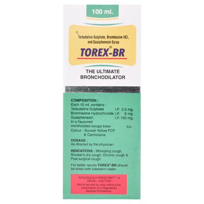 Torex Br Syrup 100ml - Cough And Cold-Cou