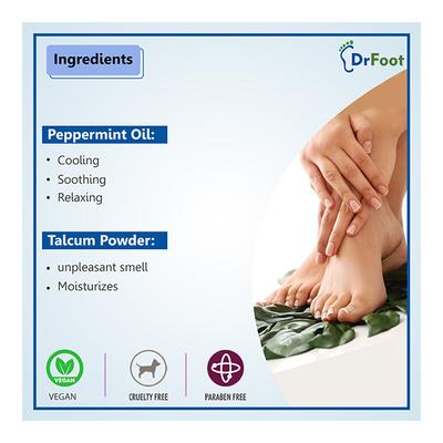 Dr Foot Odor Fighting Foot Powder 100 gm - Shoe Deodorant