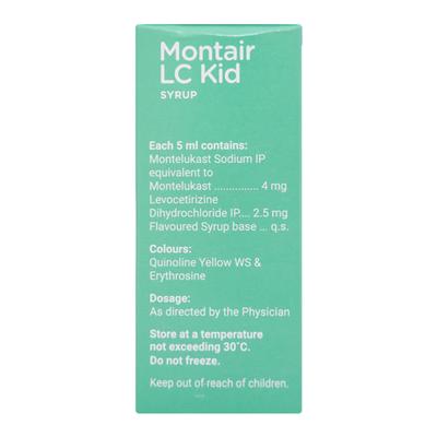 Montair LC Kid Syrup 60ml - Allergies-Ant