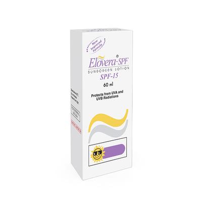 Elovera SPF 15 Sunscreen Lotion 60 ml - Body Sunscreen