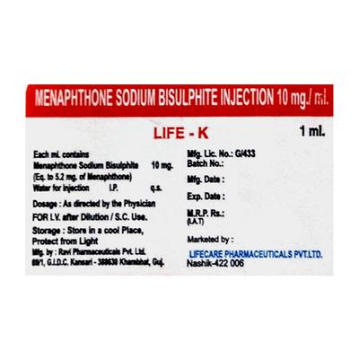 LIFE K (VET) Injection 1ml - Veterinary-Pharma