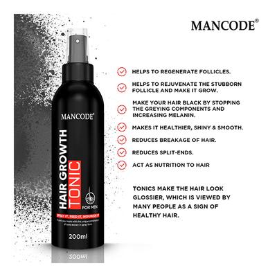 Mancode Hair Growth Tonic - Men 200 ml - Hair Oils