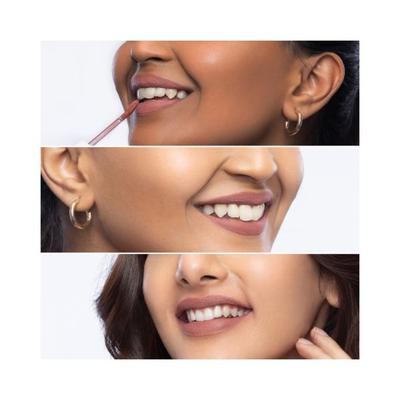 Mamaearth Naturally Matte Lip Serum Lipstick with Vitamin C & E For Upto 12 Hour Long Stay Caramel Nude 3ml - Others