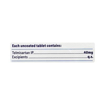 Telsartan 40mg Tablet 14'S - Hypertension-Ang