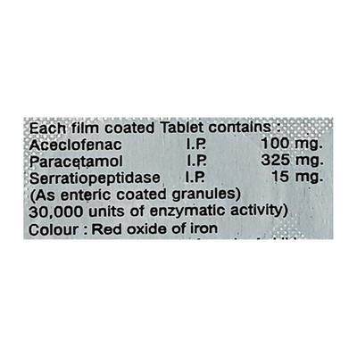 REXONAC SP Tablet 10's - Pain relief-Nsa