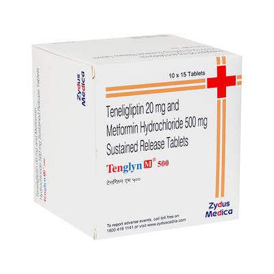 Tenglyn M 500mg Tablet 15'S - Diabetes-Ant