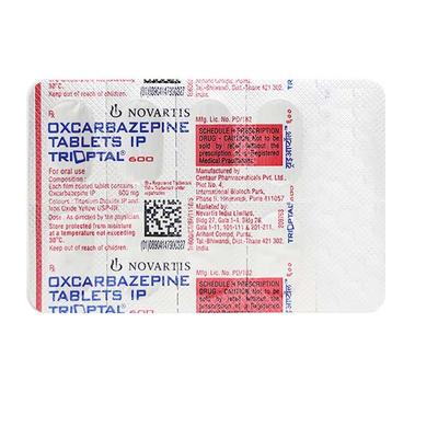 Trioptal 600mg Tablet 10'S - Epilepsy/Convulsion-Ant