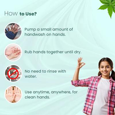 BabyOrgano Waterless Hand Wash for kids 50 ml - Baby Grooming