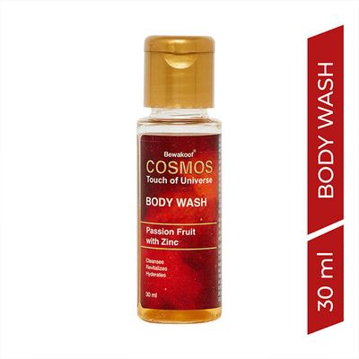 Cosmos by Bewakoof Body Wash with Passion Fruit & Zinc (small) 30 ml - Shower Gels & Body Wash