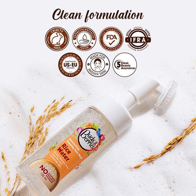 Buds & Berries Rice Water Face Wash & Cleansers Pump Pack 150 ml - Face Wash & Cleansers