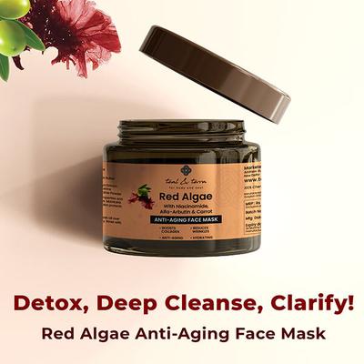 Teal & Terra Red Algae Anti - Aging Face Mask 100 gm - Face Packs