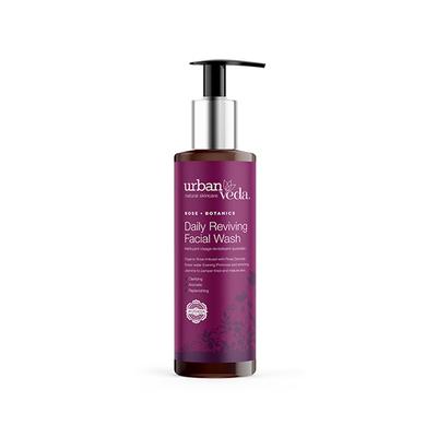 Urban Veda Reviving Ayurvedic Rose + Jasmine Reviving Facial Wash 150ml - Face Washes
