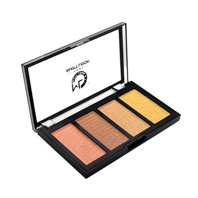 Matt Look Beauty Highlighter Palette, Forever Lit 20 gm - Highlighters & Illuminators