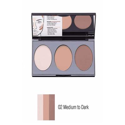 NOTE PERFECTING CONTOURING POWDER PALETTE 02 15 gm - Face Palettes