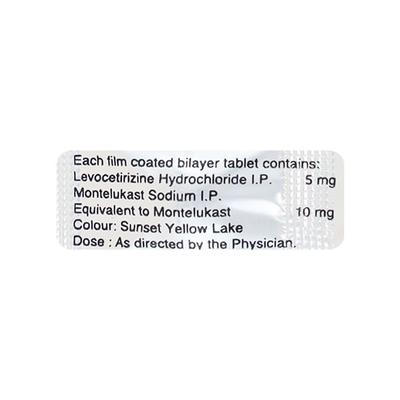 Lezyncet M Tablet 10'S - Allergies-Ant