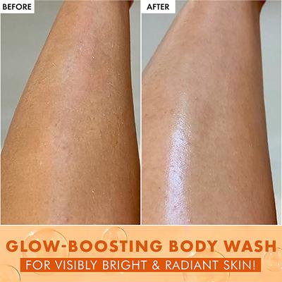 mCaffeine Glow Boost Grapefruit Body Wash - Fruity Grapefruit Aroma, Vitamin C Rich & 5% Glycerine 300 ml - Shower Gels & Body Wash