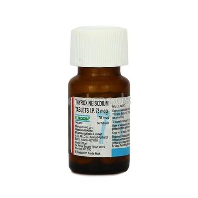 Eltroxin 75Mcg Tablet 60'S - Hypothyroidism