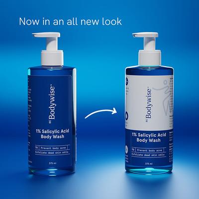 Be Bodywise 1% Salicylic Acid Be Body Wash for Be Body Acne 375 ml - Shower Gels & Body Wash