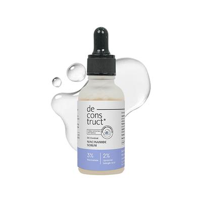 Deconstruct Oil Control 3% Niacinamide Serum & 2% Salicylic Acid With Liposomal Technology (30 ml) - Toners