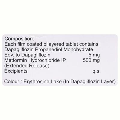 JUSTOZA M 5/500 Tablet 10's - Diabetes-Ant