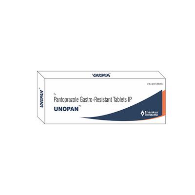 UNOPAN 40 Tablet 10's - Ulcer/Reflux/Flatulence-Aaa