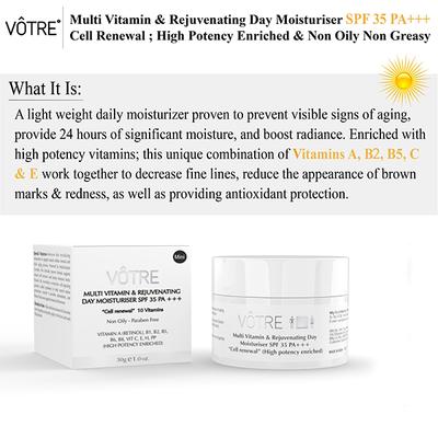 Votre Mini Multi Vitamin & Rejuvenating Day Gel SPF 35 Pa 30 gm - Face Moisturizers